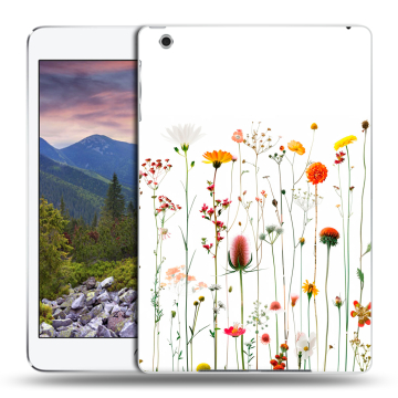 Силиконовый чехол на Ipad Mini 3 с принтом цветы Силиконовый чехол на Ipad Mini 3 с принтом цветы