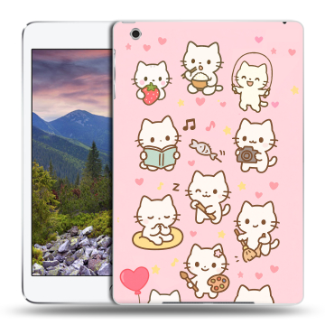 Силиконовый чехол на Ipad Mini 3 с принтом Hello Kitty Хелоу Кити Силиконовый чехол на Ipad Mini 3 с принтом Hello Kitty Хелоу Кити
