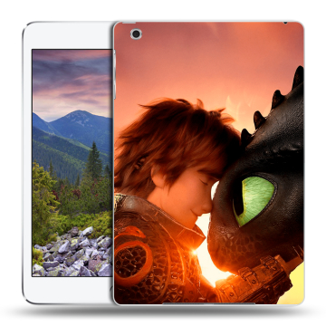 Силиконовый чехол на Ipad Mini 3 с принтом Как приручить дракона Силиконовый чехол на Ipad Mini 3 с принтом Как приручить дракона