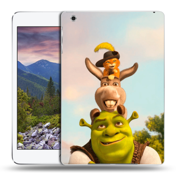 Силиконовый чехол на Ipad Mini 3 с принтом Шрек Shrek