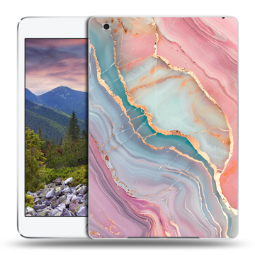Силиконовый чехол на Ipad Mini 3 с принтом розовый мрамор Силиконовый чехол на Ipad Mini 3 с принтом розовый мрамор