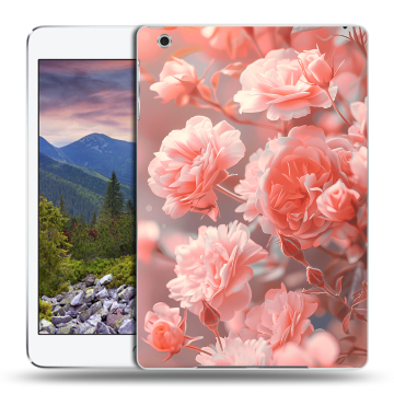 Силиконовый чехол на Ipad Mini 3 с принтом Розы цветы Силиконовый чехол на Ipad Mini 3 с принтом Розы цветы