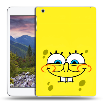 Силиконовый чехол на Ipad Mini 3 с принтом спанчбоб спанч боб