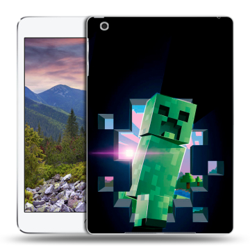 Силиконовый чехол на Ipad Mini 3 с принтом Майнкрафт Minecraft Силиконовый чехол на Ipad Mini 3 с принтом Майнкрафт Minecraft