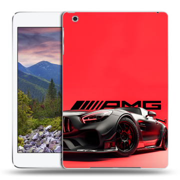 Силиконовый чехол на Ipad Mini 3 с принтом Мерседес Mercedes AMG