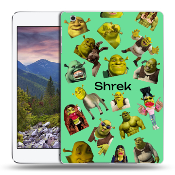 Силиконовый чехол на Ipad Mini 3 с принтом Шрек Shrek