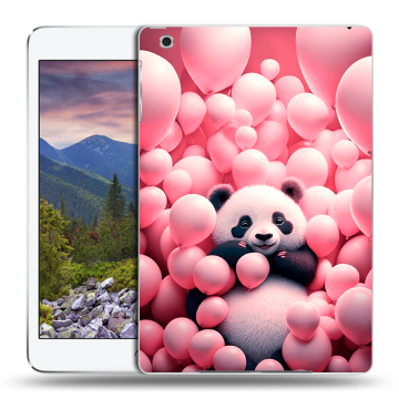 Силиконовый чехол на Ipad Mini 3 с принтом Панда Силиконовый чехол на Ipad Mini 3 с принтом Панда