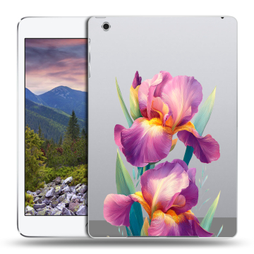 Силиконовый чехол на Ipad Mini 3 с принтом Цветы орхидеи
