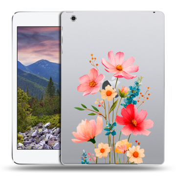 Силиконовый чехол на Ipad Mini 3 с принтом Цветы