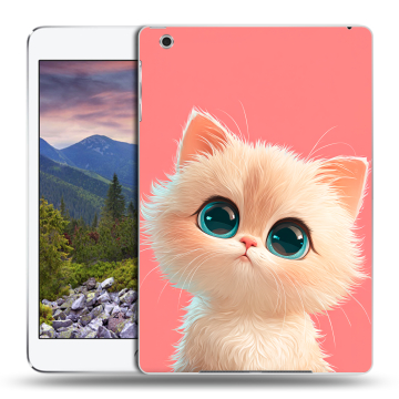 Силиконовый чехол на Ipad Mini 3 с принтом Розовый котенок