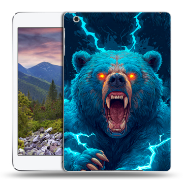 Силиконовый чехол на Ipad Mini 3 с принтом Медведь