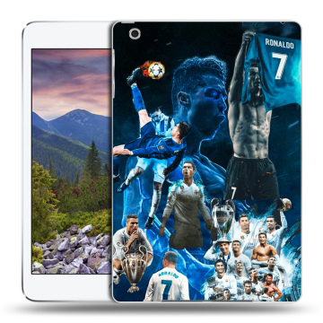 Силиконовый чехол на Ipad Mini 3 с принтом Реал Роналдо Силиконовый чехол на Ipad Mini 3 с принтом Реал Роналдо