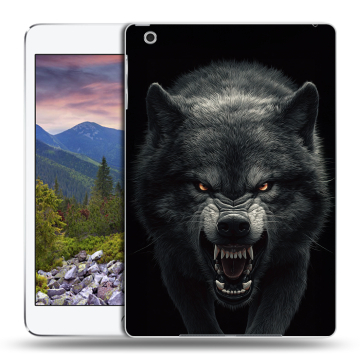 Силиконовый чехол на Ipad Mini 3 с принтом Волк Силиконовый чехол на Ipad Mini 3 с принтом Волк