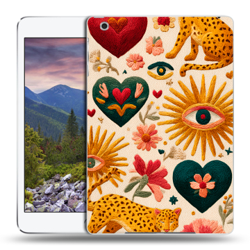 Силиконовый чехол на Ipad Mini 3 с принтом Модный принт