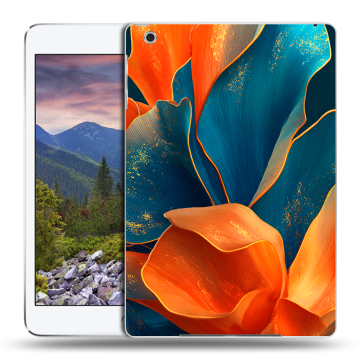 Силиконовый чехол на Ipad Mini 3 с принтом Цветы