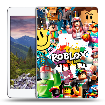Силиконовый чехол на Ipad Mini 3 с принтом Roblox Роблокс Силиконовый чехол на Ipad Mini 3 с принтом Roblox Роблокс