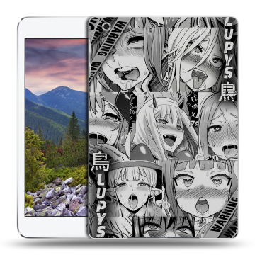 Силиконовый чехол на Ipad Mini 3 с принтом Ahegao Ахегао Аниме