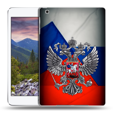 Силиконовый чехол на Ipad Mini 3 с принтом Флаг России Силиконовый чехол на Ipad Mini 3 с принтом Флаг России