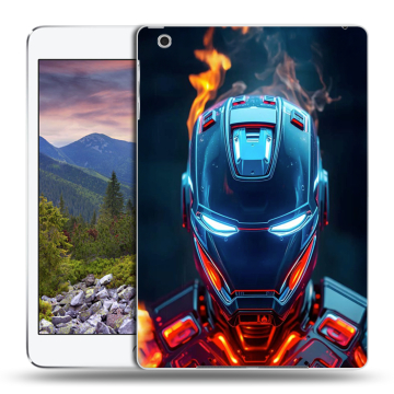 Силиконовый чехол на Ipad Mini 3 с принтом IronMan Железный человек Силиконовый чехол на Ipad Mini 3 с принтом IronMan Железный человек