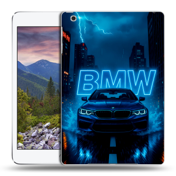 Силиконовый чехол на Ipad Mini 3 с принтом BMW БМВ Силиконовый чехол на Ipad Mini 3 с принтом BMW БМВ