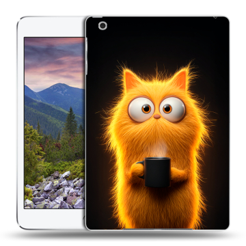 Силиконовый чехол на Ipad Mini 3 с принтом Смешной кот Силиконовый чехол на Ipad Mini 3 с принтом Смешной кот
