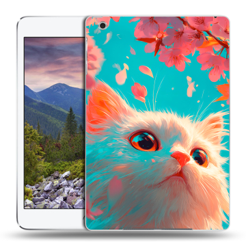 Силиконовый чехол на Ipad Mini 3 с принтом Красивый кот