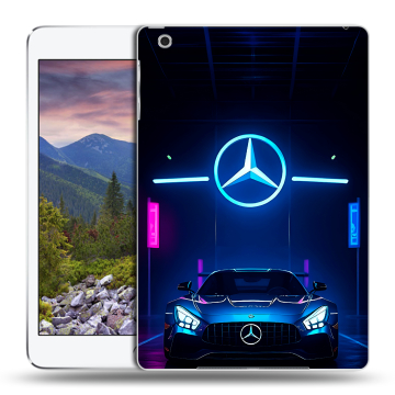Силиконовый чехол на Ipad Mini 3 с принтом Mercedes Мерседес Силиконовый чехол на Ipad Mini 3 с принтом Mercedes Мерседес