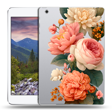 Силиконовый чехол на Ipad Mini 3 с принтом цветы