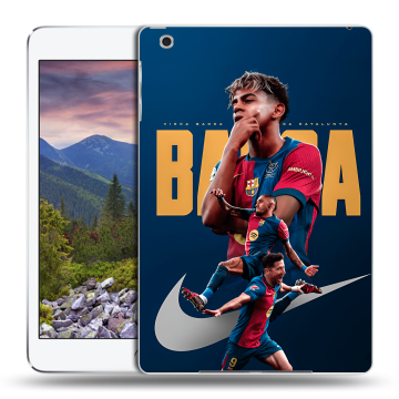 Силиконовый чехол на Ipad Mini 3 с принтом Барселона Barca Yamal Силиконовый чехол на Ipad Mini 3 с принтом Барселона Barca Yamal