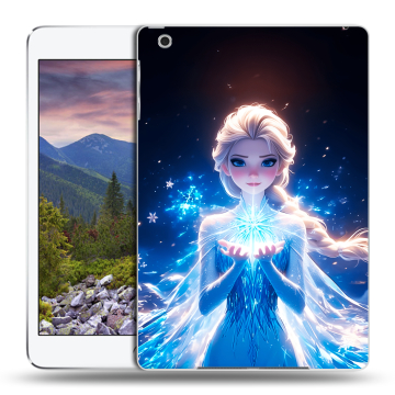 Силиконовый чехол на Ipad Mini 3 с принтом Холодное сердце Frozen Силиконовый чехол на Ipad Mini 3 с принтом Холодное сердце Frozen