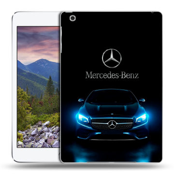 Силиконовый чехол на Ipad Mini 3 с принтом Mercedes Мерседес