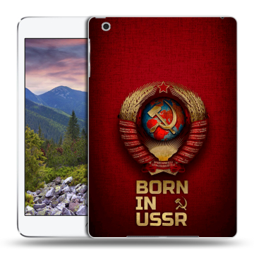 Силиконовый чехол на Ipad Mini 3 с принтом Флаг Герб СССР