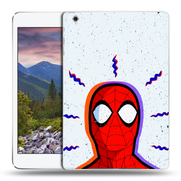 Силиконовый чехол на Ipad Mini 3 с принтом Spiderman Человек паук