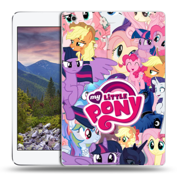 Силиконовый чехол на Ipad Mini 3 с принтом My little pony Дружба чудо