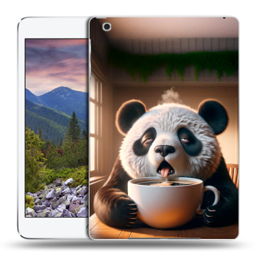 Силиконовый чехол на Ipad Mini 3 с принтом смешная панда Силиконовый чехол на Ipad Mini 3 с принтом смешная панда