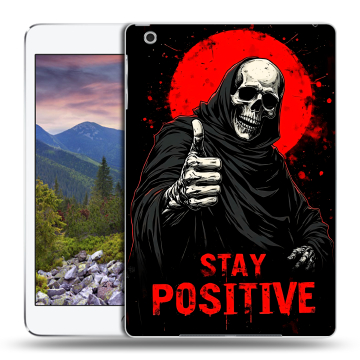 Силиконовый чехол на Ipad Mini 3 с принтом смешной скелет