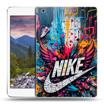 Силиконовый чехол на Ipad Mini 3 с принтом Nike Найк Силиконовый чехол на Ipad Mini 3 с принтом Nike Найк