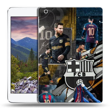 Силиконовый чехол на Ipad Mini 3 с принтом Messi Barcelona Силиконовый чехол на Ipad Mini 3 с принтом Messi Barcelona