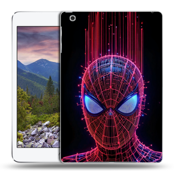Силиконовый чехол на Ipad Mini 3 с принтом Spiderman Человек паук Силиконовый чехол на Ipad Mini 3 с принтом Spiderman Человек паук