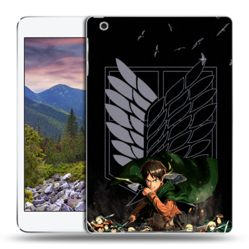 Силиконовый чехол на Ipad Mini 3 с принтом Атака титанов Силиконовый чехол на Ipad Mini 3 с принтом Атака титанов