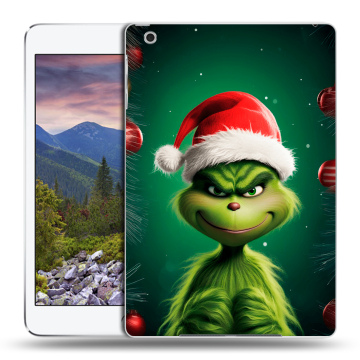 Силиконовый чехол на Ipad Mini 3 с принтом Гринч Новый год Рождество