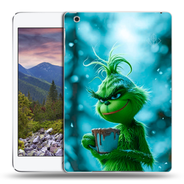 Силиконовый чехол на Ipad Mini 3 с принтом Новый год гринч