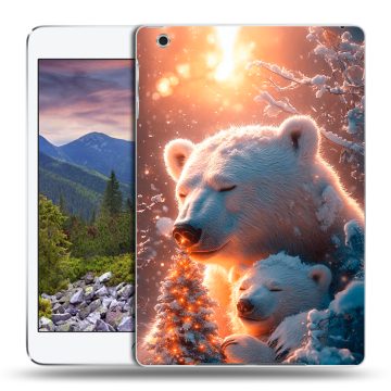 Силиконовый чехол на Ipad Mini 3 с принтом Новый год