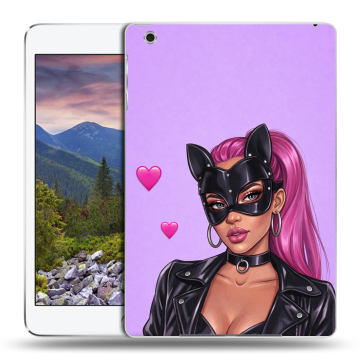 Силиконовый чехол на Ipad Mini 3 с принтом женский