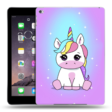 Силиконовый чехол на планшета Ipad Air 2 с принтом Единорог