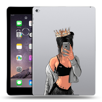 Силиконовый чехол на планшета Ipad Air 2 с принтом Женские принты