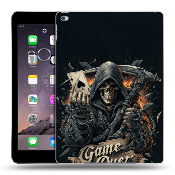 Силиконовый чехол на планшета Ipad Air 2 с принтом Скелет карты
