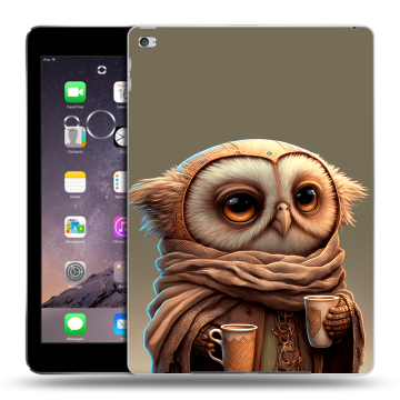 Силиконовый чехол на планшета Ipad Air 2 с принтом Сова