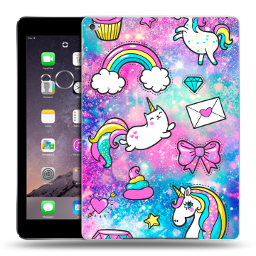 Силиконовый чехол на Ipad Air 2 с принтом Единороги Силиконовый чехол на Ipad Air 2 с принтом Единороги