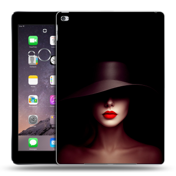 Силиконовый чехол на Ipad Air 2 с принтом Девушка в шляпе